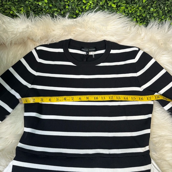 Nwt Anthropologie x English Factory 
Poplin Combo Knit Mini‎ Dress - Picture 7 of 9